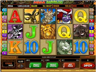 Mega Moolah Zodiac Casino